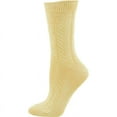 thumbnail image 3 of Sierra Socks Chevron Pattern Medium Thick Bamboo Crew Socks 3 pair pack (Shoe Size: 4-10, Khaki/Brown/Black), 3 of 10