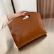thumbnail image 5 of Bolsa retro para mujer, para portátil, maletín de cuero, de oficina (marrón claro) Ehuebsd Para Estrenar, 5 of 9