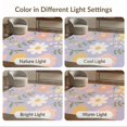 thumbnail image 7 of ODIKA 4'x6' Lavender Floral Elegance with Pastel Washable Area Rug Charming Spring Garden Motif, Serene Decor Accent Pet Friendly, Non-Shedding for Bedroom, Reading Nook, 7 of 7
