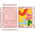 thumbnail image 5 of Feishell for iPad 10.2 Case with Pencil Holder, 2019 7th Generation iPad Case, Lightweight Full Body Rugged Heavy Duty Bumper Case for iPad 7th Gen 10.2 2019 Release, Rosegold, 5 of 7