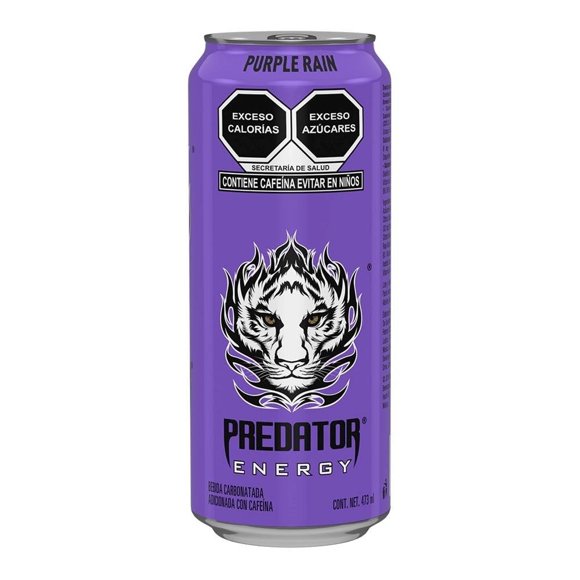 Bebída energética Predator pruple rain 473 ml