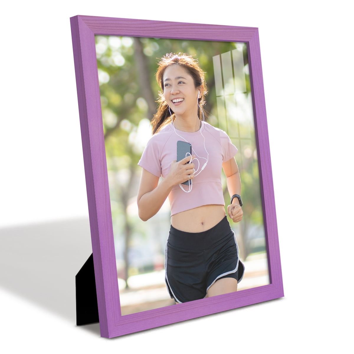 11x14 Wood Grain Picture Frame - Violet