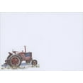 thumbnail image 4 of LPG Greetings Red Tractor in Winter : American Flag 14 Patriotic Glitter Embellished Christmas Cards in Keepsake Box, 4 of 4