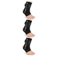 thumbnail image 2 of Soidarity Soporte de tobillo Cinturón auxiliar Baloncesto Brace Pierna Compresión Vendaje Cordones Protector Pie Envoltura para gimnasio Fitness XL Type1 NO1 Soidarity CBP316899, 2 of 6