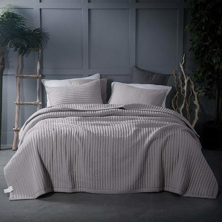 Kasentex Microfiber Reversible Quilt Set Oversized King