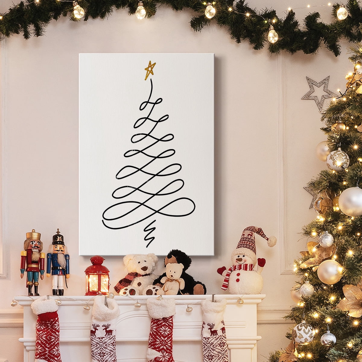 Christmas Tree III- Gallery Wrapped Canvas