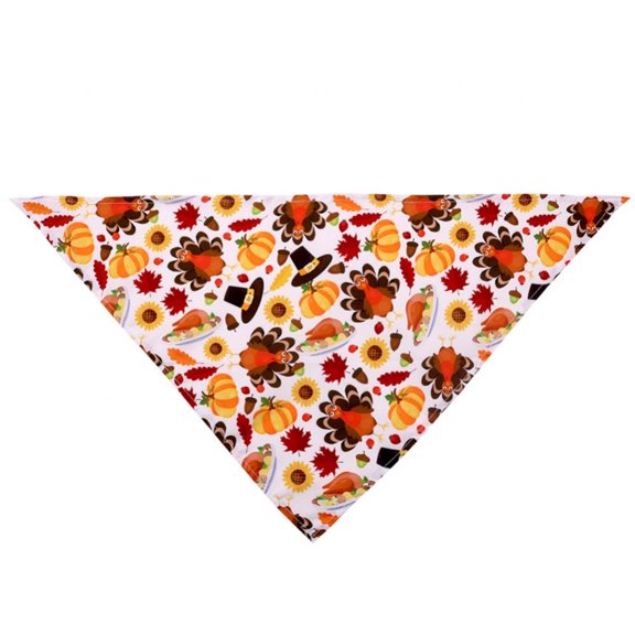 GOODLY Thanksgiving Dog Bandana Fall Autumn Pet Bandana Reversible Triangle Bibs Scarf Accessories for Dogs Cats Pets