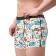 thumbnail image 3 of Bingfone Summer Stamp Men's Underwear - Casual Stretch Boxer Briefs-Medium, 3 of 7