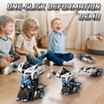 thumbnail image 6 of Remote Control Cars, Police Car Toy, Transform RC Cars, Transforming Toys with Cool Light, 360° Rotation One Button Deformation Car Toy, Birthday Gifts for Boys 5-7 8-12 Years Old, 6 of 9