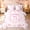 Pink B, variant on meiyoeat Preppy Letter E Full Size Bedding Sets for Kids Girls, Princess Bow Lace Full Size Bed in a Bag for Bedroom, Pink White, Pink Reversible, 7pcs