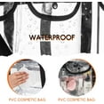 thumbnail image 5 of Ver Beauty Large Clear Makeup Bag with Shoulder Strap, Waterproof Organizer, 5 of 9