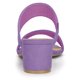 thumbnail image 3 of Sandalias Correas Dobles Talón De Bloque Punta Abierta Para Mujeres Morado 39, 3 of 6