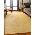 thumbnail image 2 of Unique Loom Solo Collection Solid Plush Kids Area Rug, 8' x 10', Yellow, 2 of 10