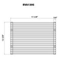 thumbnail image 3 of Ruvati USA RVA1395 12 in. Stainless Steel & Silicone Foldable Drying Rack for Workstation Sinks Dish Mat Trivet, 3 of 7