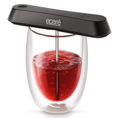 Epare Pocket Wine Aerator - Wine Lovers Travel Wand Decanter - Modes For Red White Port - Best Electric Wine