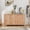 Oak, variant on SEPTBOT Fluted Sideboard Buffet Cabinet, 55" Large Storage Buffet Cabinet with 4 Doors and Adjustable Shelves, Modern Sideboard Console Table for Living Room,Entryway,Dinning Room,Kitchen-Grey