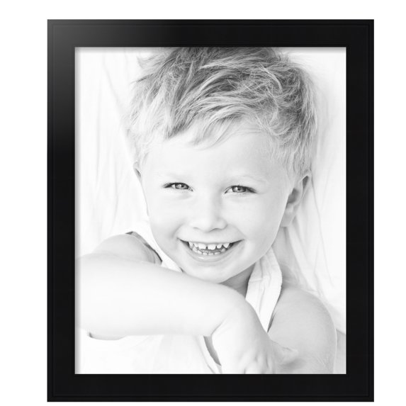 ArtToFrames 20" x 24" Black Picture Frame, 20x24 inch Black MDF Poster Frame (WOM-5293), Pack
