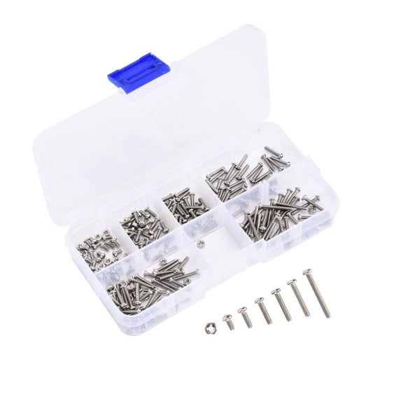 Stainless Steel Screws, Screw Nut Combination Set Sheet Metal Screws Stainless Steel Screw Assortment For Equipment