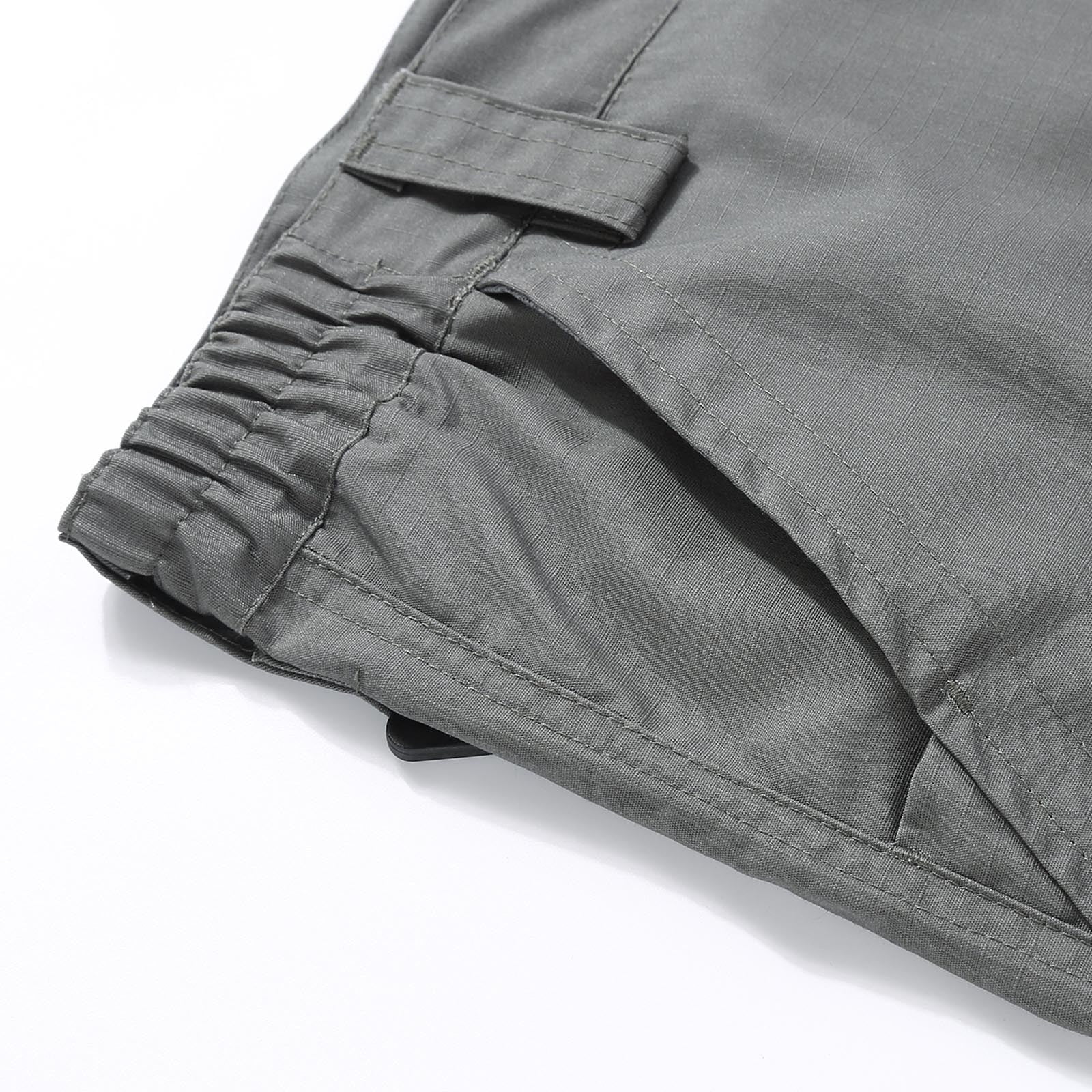 Short Cargo Tactique Homme 3XL – Vert Léger, Multipoches, Randonnée été