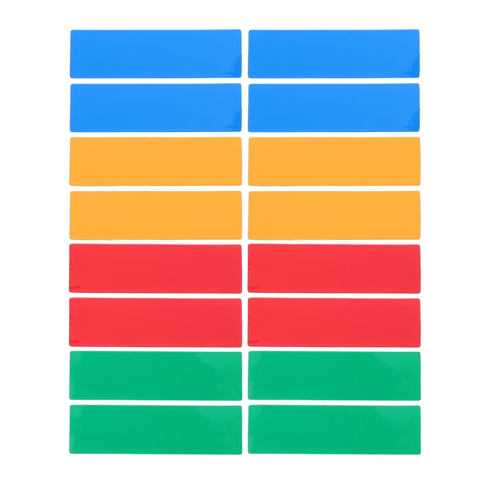 TINKSKY Labels Dry Label Erase Tags Name Plates Colorful