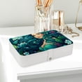 thumbnail image 6 of Mermaid Portable PU Leather Jewelry Organizer with Removable Compartment, Bracelet Holder, Earring Organizer, and Jewelry Boxes, 6 of 6