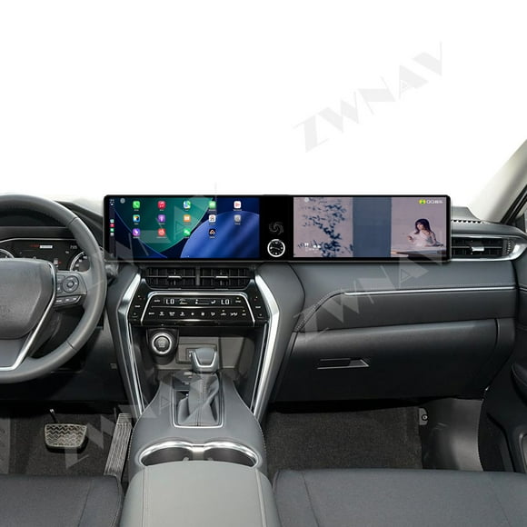 ZWNAV Double 12,3 Pouces pour Toyota Lamando 2022-2025 Navigation GPS Android 13 Radio de Voiture Lecteur Multimédia CarPlay Tête Unité Stéréo Écran HD