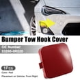 thumbnail image 2 of Unique Bargains Car Front Right Bumper Towing Tow Eye Hook Cover Cap Fit for Toyota Rav4 2009-2012 Red, 2 of 7