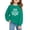 Green, variant on Otqutp Kids Crewneck Sweatshirt Girls Thin Pullover Sweatshirts St Patricks Day Casual Long Sleeved Shirt Teens Shamrock Print Tops