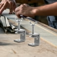 thumbnail image 5 of ELAYARD 4pcs Heavy Duty Clamps for Material Fixing Tasks Silver C Shape Clamps, 5 of 7
