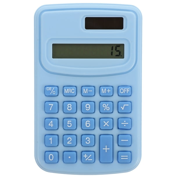 Calculadora electrónica Calculadora de bolsillo Herramienta de conteo de oficina Decoración de escritorio para la escuela