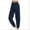 Navy, variant on Zysthvn Womens Capri Pants Casual Summer Joggers Womens Cropped Pants Loose Drawstring Elastic Waist Solid with Pockets