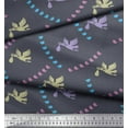 thumbnail image 2 of Soimoi Velvet Fabric Small Bird,Fish & Heron Bird Printed Fabric 1 Yard 58 Inch Wide, 2 of 3