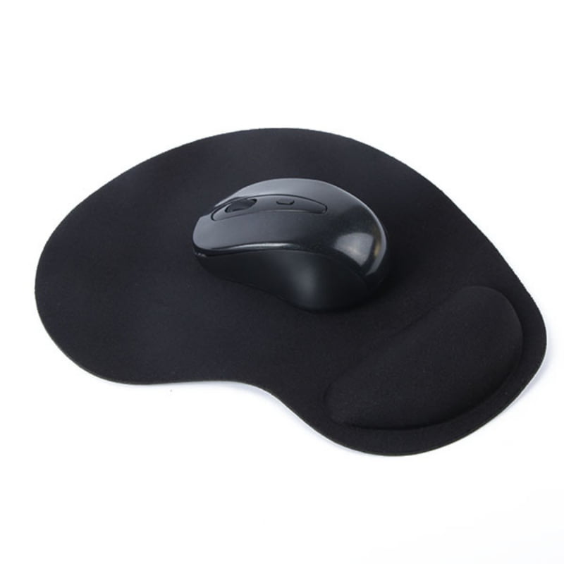 2Pack Black Mouse Pad Silicone MousePad For Mouse Optical Trackball Mice 