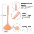 thumbnail image 3 of 11.4 Inch Silicone Soup Ladle Spoon Restaurant Kitchen Scoop Utensil Cooking Supplies Orange, 3 of 7