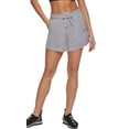 thumbnail image 3 of DKNY Women's Terry Cloth Relaxed Shorts Gray Size Large, 3 of 3