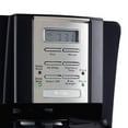 Mr. Coffee 12Cup Programmable Coffeemaker, Black/Brushed Silver