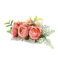 thumbnail image 5 of XASZHN Flower Metal Hair Combs Slide Clips Floral Bows Barrettes Set Pink_004 One Size, 5 of 5