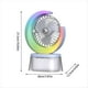 thumbnail image 5 of Ventilador LED Ventilador Silencioso con Batería Ventilador Humidificador Portátil con Tanque de 600 Ml Ventilador Recargable USB Ajustable de 3 Velocidades C, 5 of 5