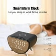 thumbnail image 4 of Alarm Clocks Bedside - Digital Radio Alarm Clock | Wireless 15W Charging Station Alarm | Phone Charger with Clock |Multifunctional Digital Clock Charger Bedside Sleep Aid for, 4 of 5