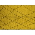 thumbnail image 1 of Ahgly Company Indoor Rectangle Solid Yellow Modern Area Rugs, 2' x 3', 1 of 4