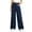 Navy, variant on LvhaoGJOB Kids' Wide-Leg Pants - Soft, Elastic Waist & Pockets - Black 13-14 Years