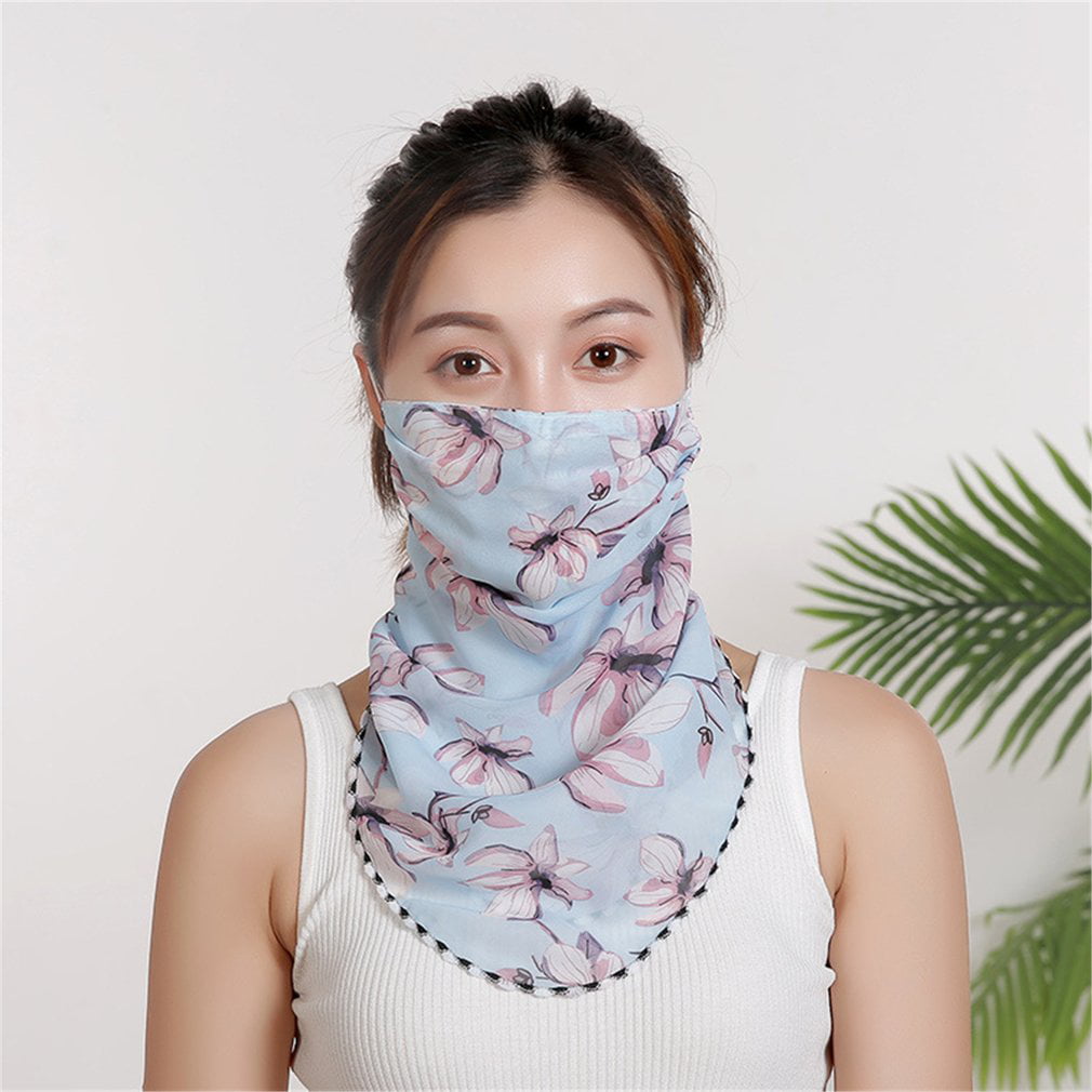 Multifunction Face Cover Scarf Windproof Hanging Ear Hanging Sunscreen Scarves A