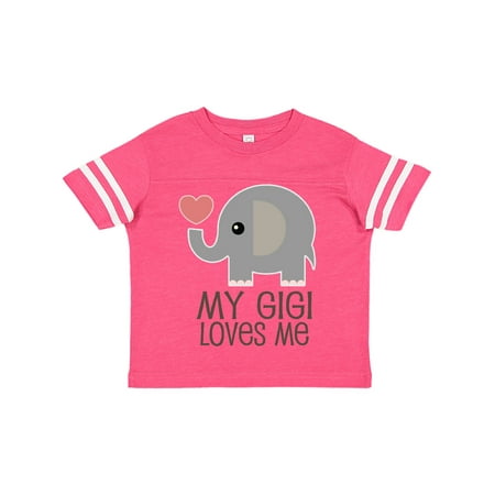 

Inktastic My Gigi Loves Me Grandchild Gift Gift Toddler Boy or Toddler Girl T-Shirt