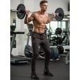 thumbnail image 4 of Men's Running Pants Lightweight Joggers Athletic Pants with Zipper Pockets Irongray XL, 4 of 6