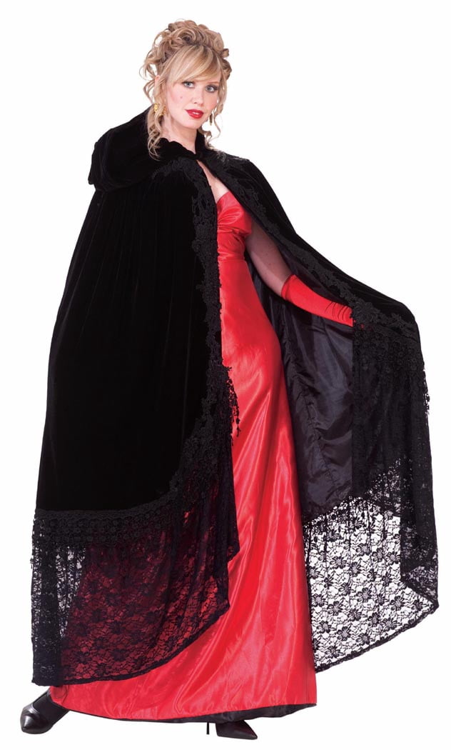 black lace cape