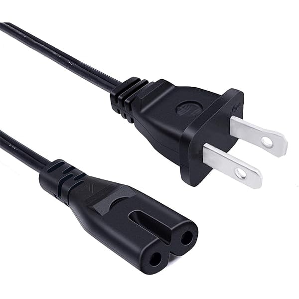 LujingZ Power Cord Replacement for Klipsch KD-10SW R-121SW R-101SW R-120SW R-100SW Subwoofer Bar 48 40 Soundbar AC Power Cord 2 Prong IEC C7 Cable