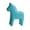 Blue, variant on Dala Horse Statue Wood Sculpture Animal Figurine Hand Carved Solid Wood for Living Room Bookshelf Home Decor