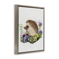 thumbnail image 3 of Stupell Industries Eclectic Hedgehog in Garden Brown Floating Frame Canvas Art, 17 x 21, by Fab Funky, 3 of 8