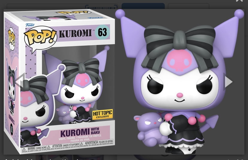 Sanrio Funko POP Vinyl Figure Kuromi with Baku