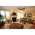 thumbnail image 4 of 5 Blade Ceiling Fan With Light Kit-18 Inches Tall And 52 Inches Wide-Volterra Bronze Finish Minka Aire Fans F702l-Vb, 4 of 5